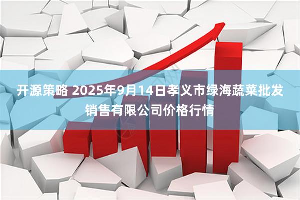 开源策略 2025年9月14日孝义市绿海蔬菜批发销售有限公司价格行情