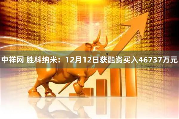 中祥网 胜科纳米：12月12日获融资买入46737万元
